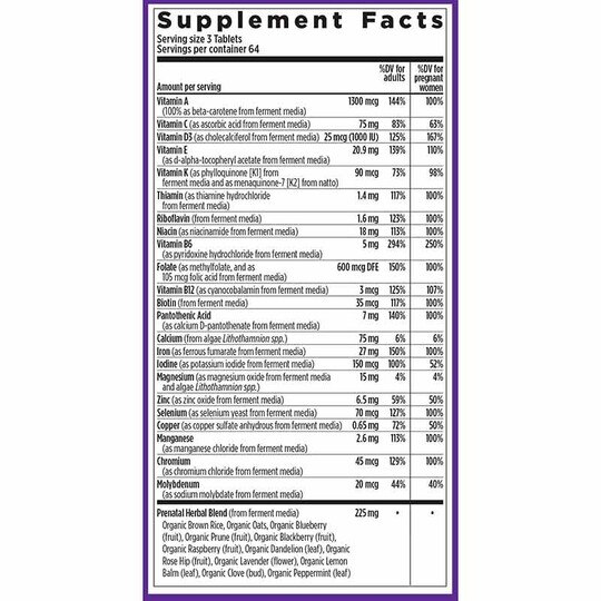 Perfect Prenatal Multivitamin, NCH